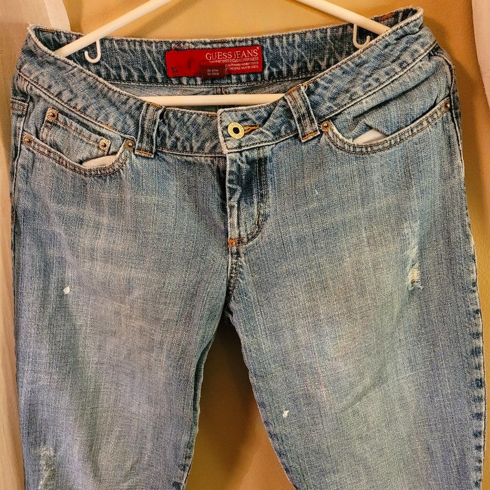 Guess 81 | Distressed Straight Leg Jeans Size 29
